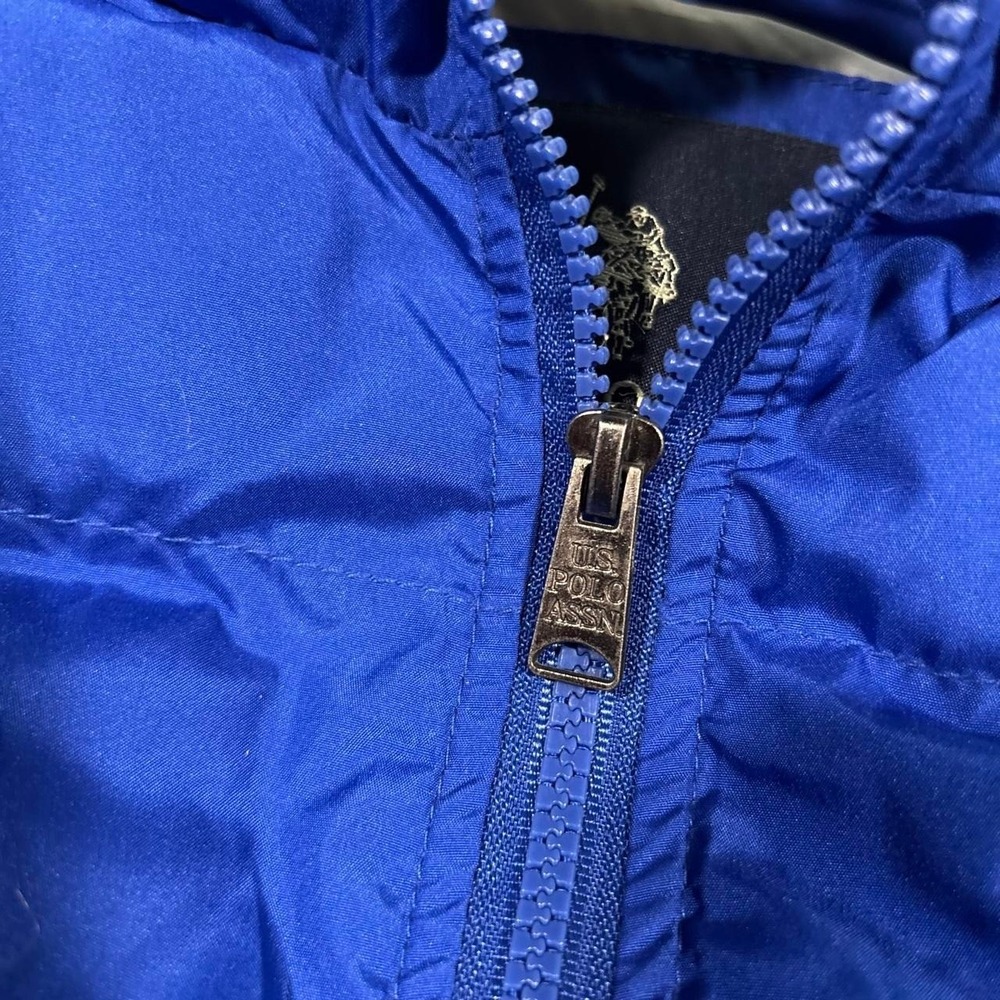 Vintage Blue Puffer Ralph Polo Vest Perfect for Layering - Picture 5 of 6